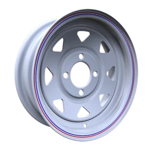 Envy Wheels – Trailer Steel – White – 12″x4″ -3mm – All weather Wheels – 100WS-12440
